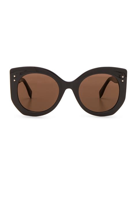 fendi butterfly glasses|Fendi round 52mm sunglasses.